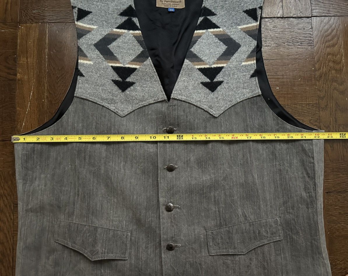 Pendleton Vintage Pendleton High Grade Western Wear Vest - Wool Denim Size US XL / EU 56 / 4 - 11 Thumbnail