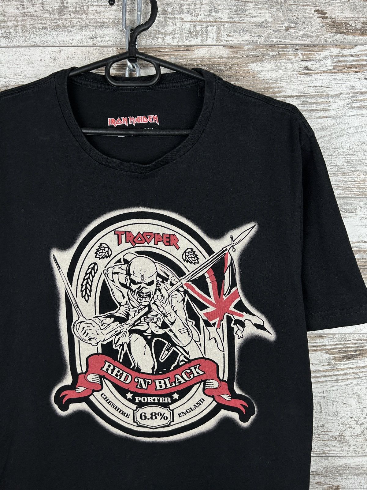 Band Tees Mens Vintage Iron Maiden T Shirt rock band tee y2k rare Size US L / EU 52-54 / 3 - 2 Thumbnail