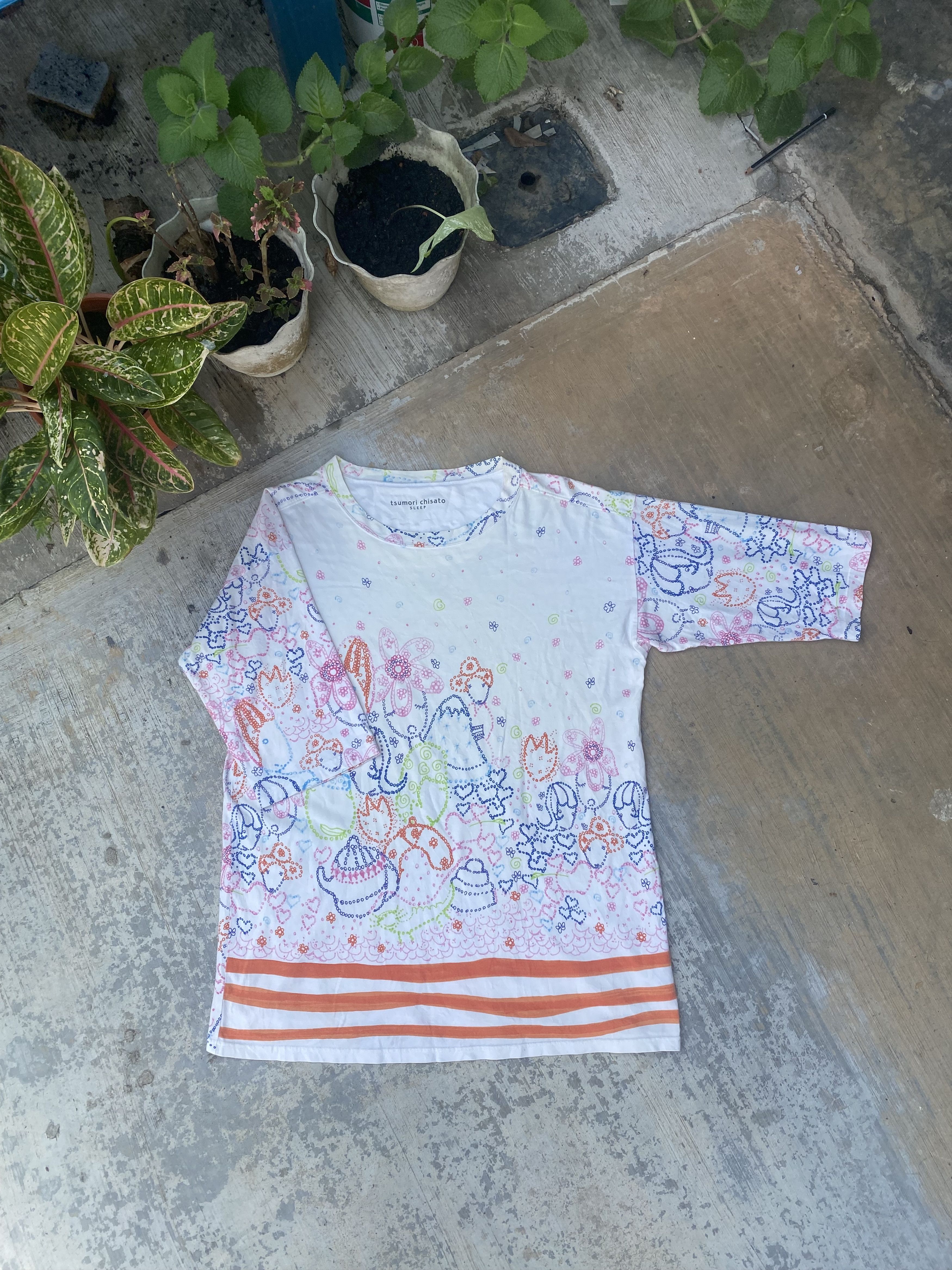 Tsumori Chisato Tsumori Chisato Sleep Fullprinted Raglan Tee Size US M / EU 48-50 / 2 - 1 Thumbnail