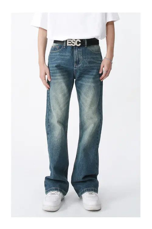 Other Vintage distressed flared straight jeans Size US 32 / EU 48 - 1 Thumbnail