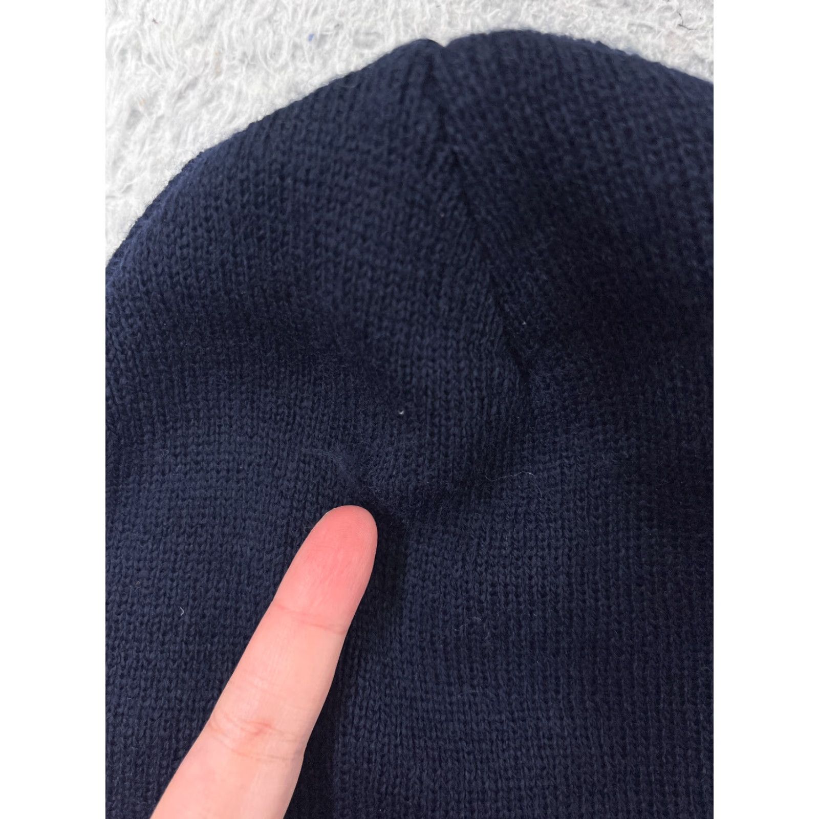 Vintage AvantStay Beanie Toque Adult One Size Blue Knit 100% Acrylic Snow Ski Made USA Size ONE SIZE - 3 Thumbnail