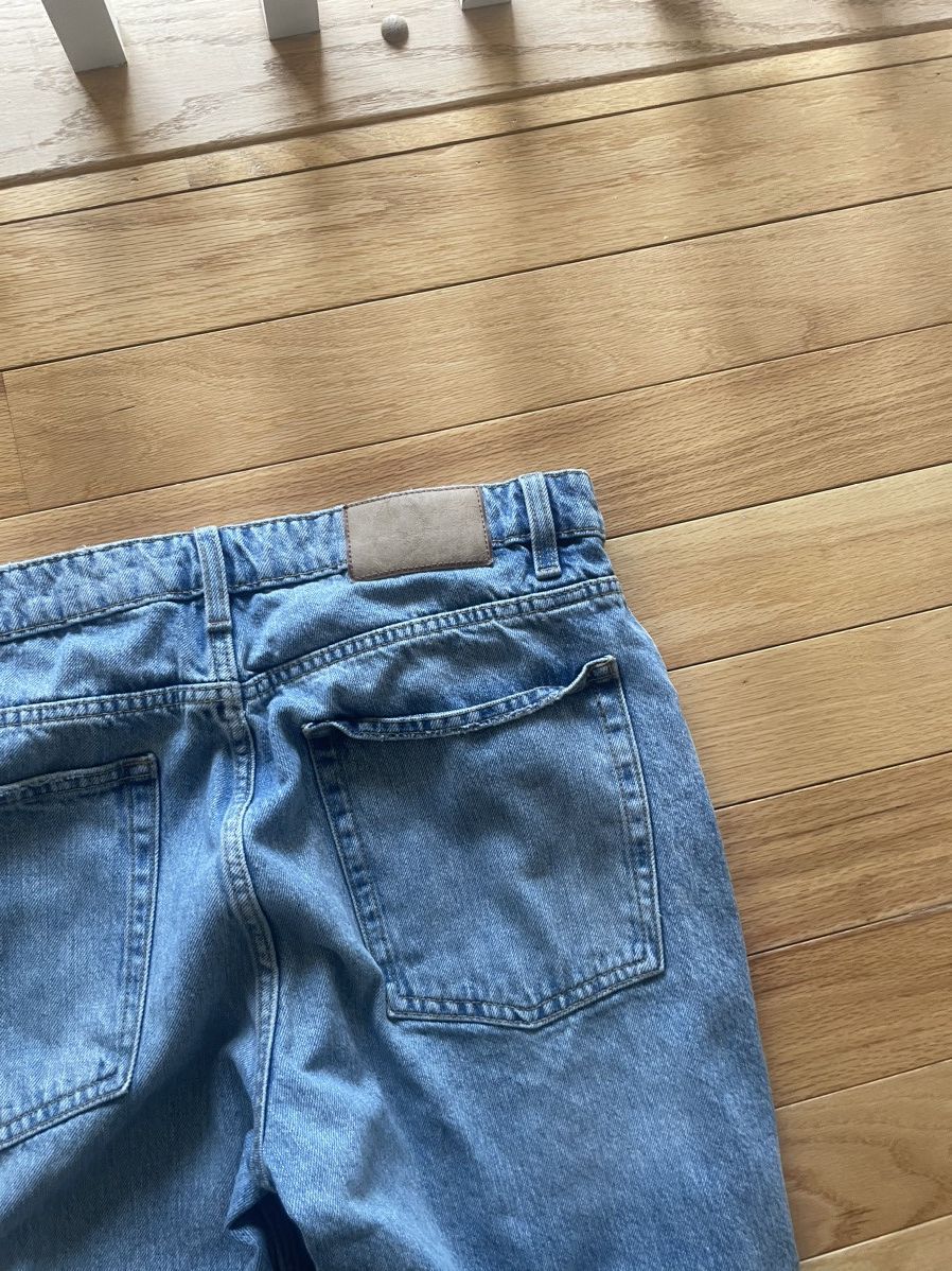 Zara Blue straight y2k jeans Size US 34 / EU 50 - 4 Thumbnail