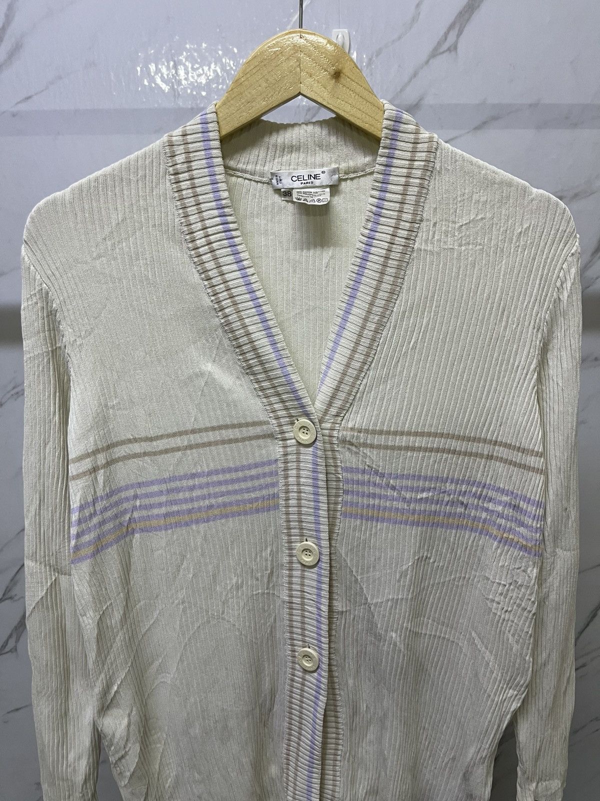 Celine Celine Cardigan Sweater Size M / US 6-8 / IT 42-44 - 5 Thumbnail