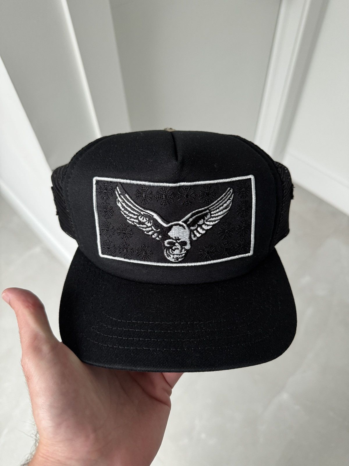 Chrome Hearts Black Foti Yungblood Trucker Hat Brand New