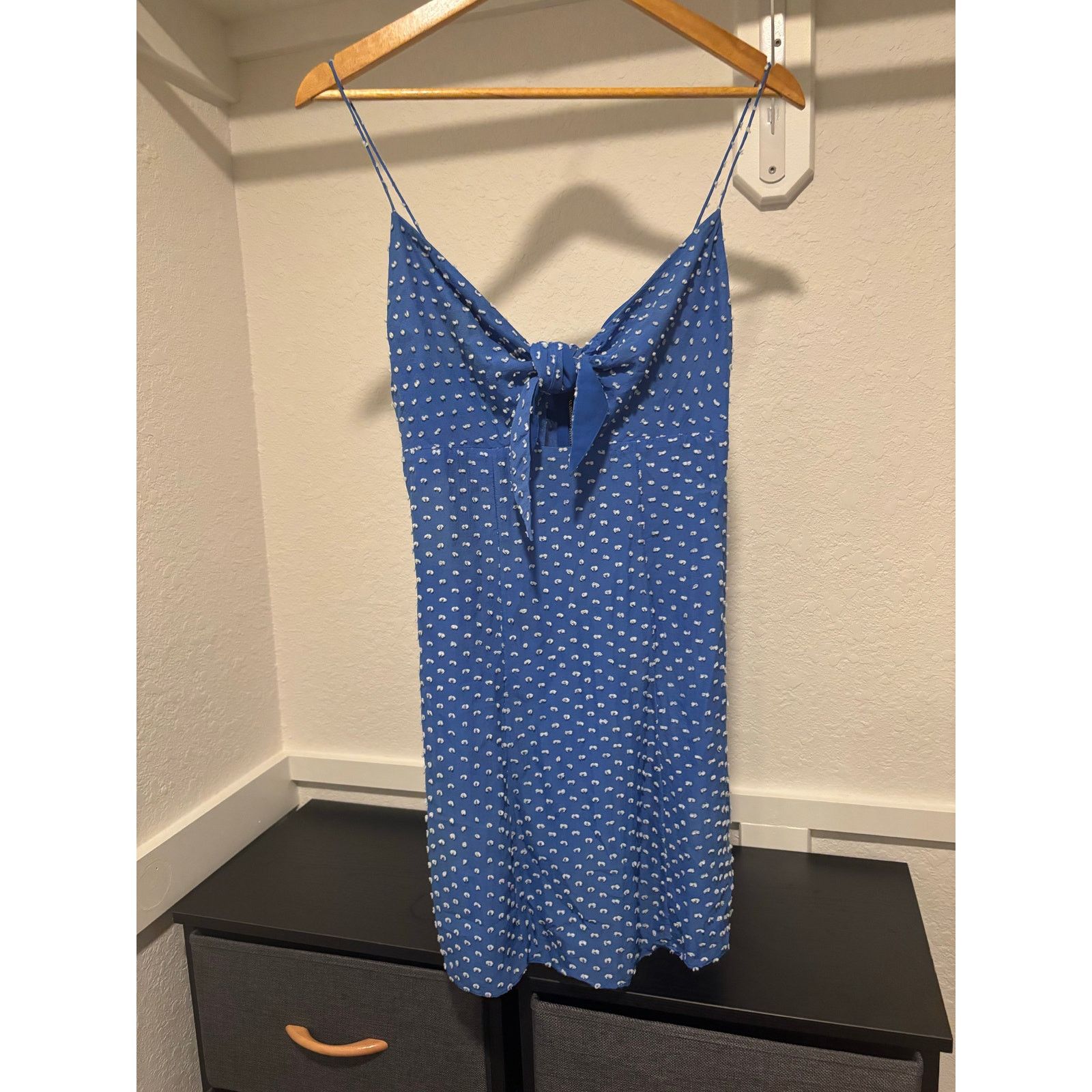 Alice + Olivia ALICE + OLIVIA Polka-Dot Silk-Blend Mini Dress Sz 2 (XS) Size XS / US 0-2 / IT 36-38 - 5 Thumbnail