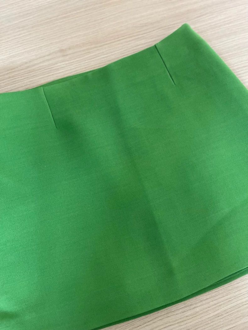 Dior Dior Green silk cotton skirt Size 26" / US 2 / IT 38 - 4 Thumbnail