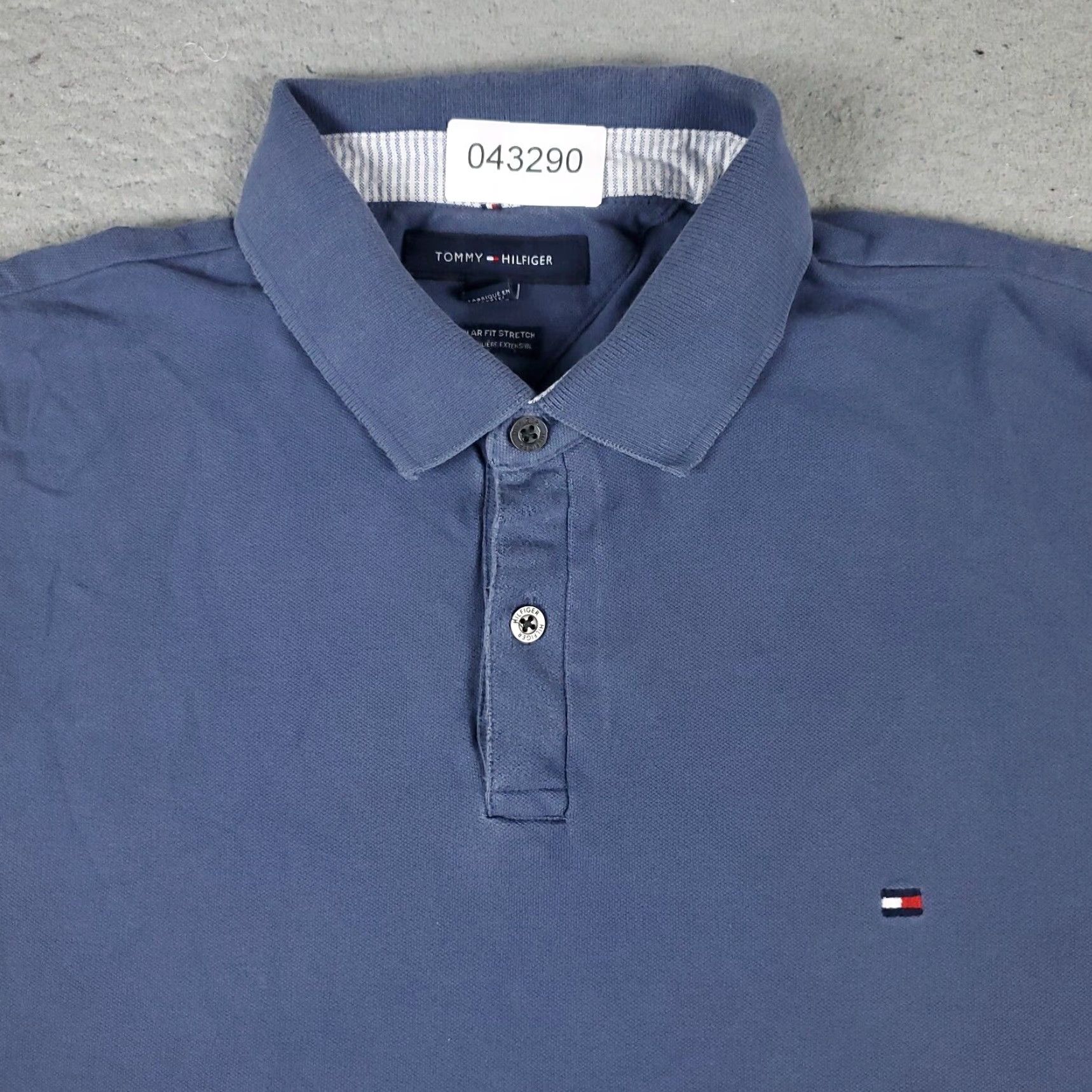 Tommy Hilfiger Tommy Hilfiger Polo Shirt Mens XL Blue Casual Short Sleeve Activewear Size US XL / EU 56 / 4 - 2 Thumbnail