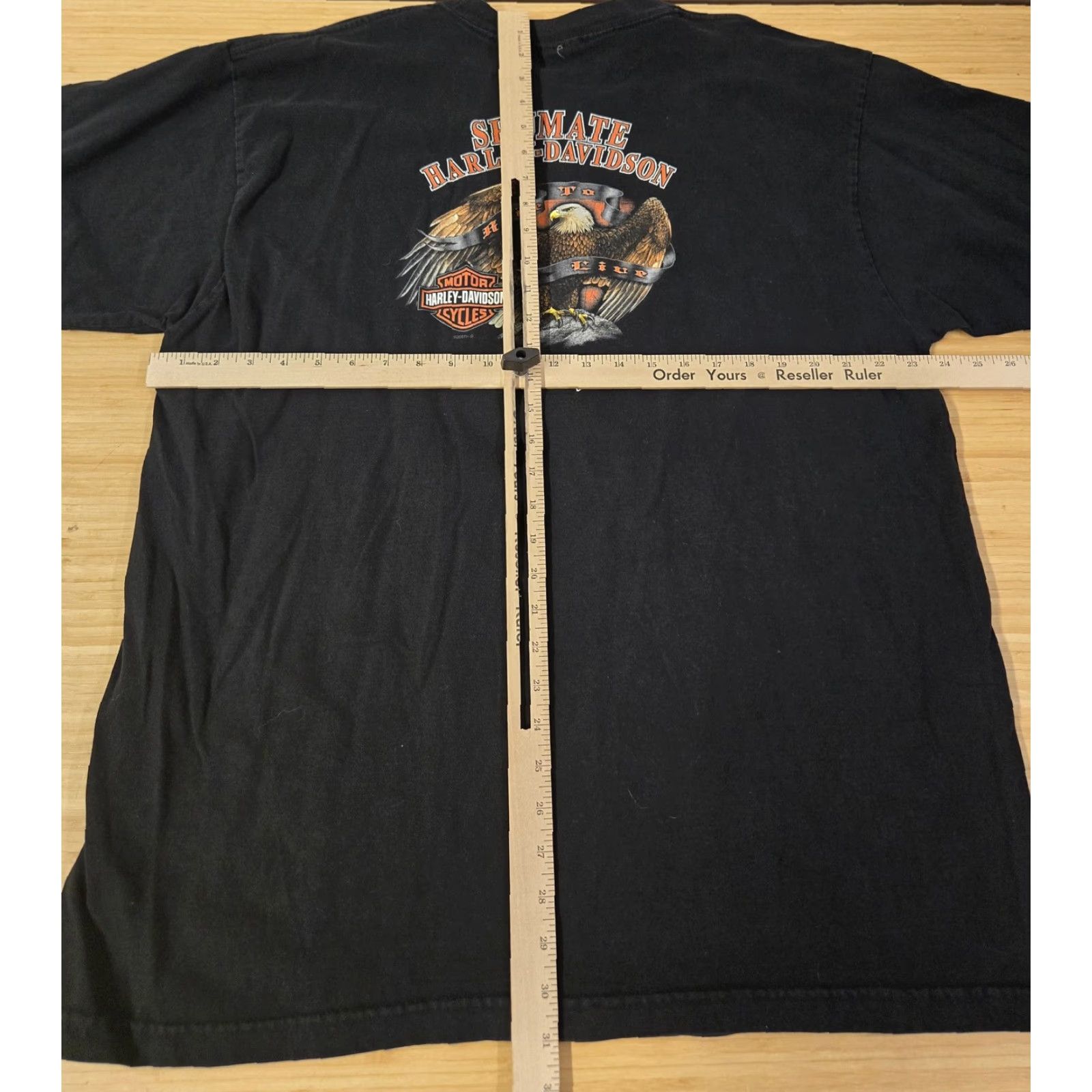 Harley Davidson VINTAGE Harley-Davidson Shirt Mens 2XL Black Shumate Spokane WA Biker Motorcycle USA Shirt Mens Black 2XL Vintage Graphic Print Size US XXL / EU 58 / 5 - 6 Thumbnail
