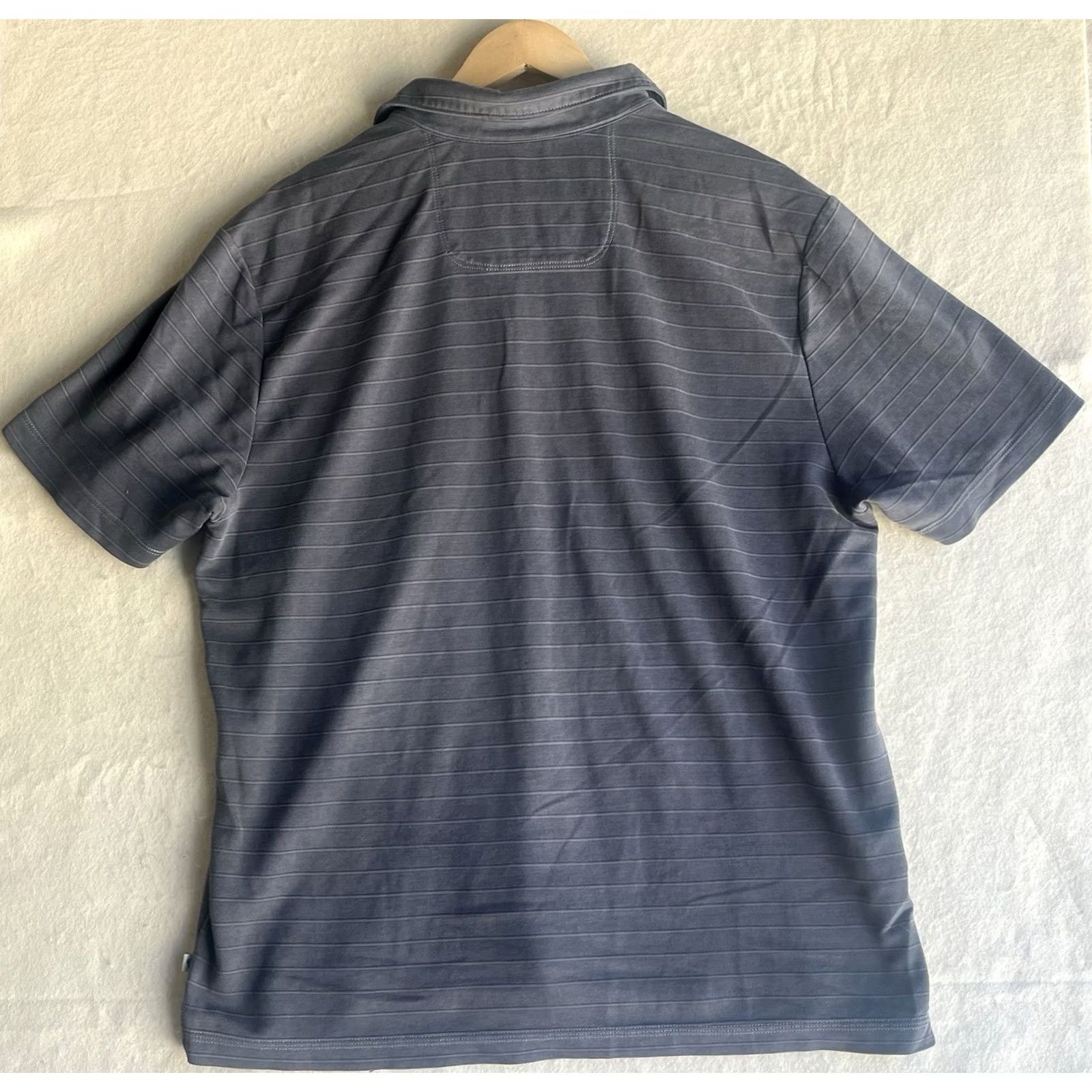 Tommy Bahama Tommy Bahama Polo Shirt Mens L Gray Striped Casual Adult Size US L / EU 52-54 / 3 - 2 Thumbnail