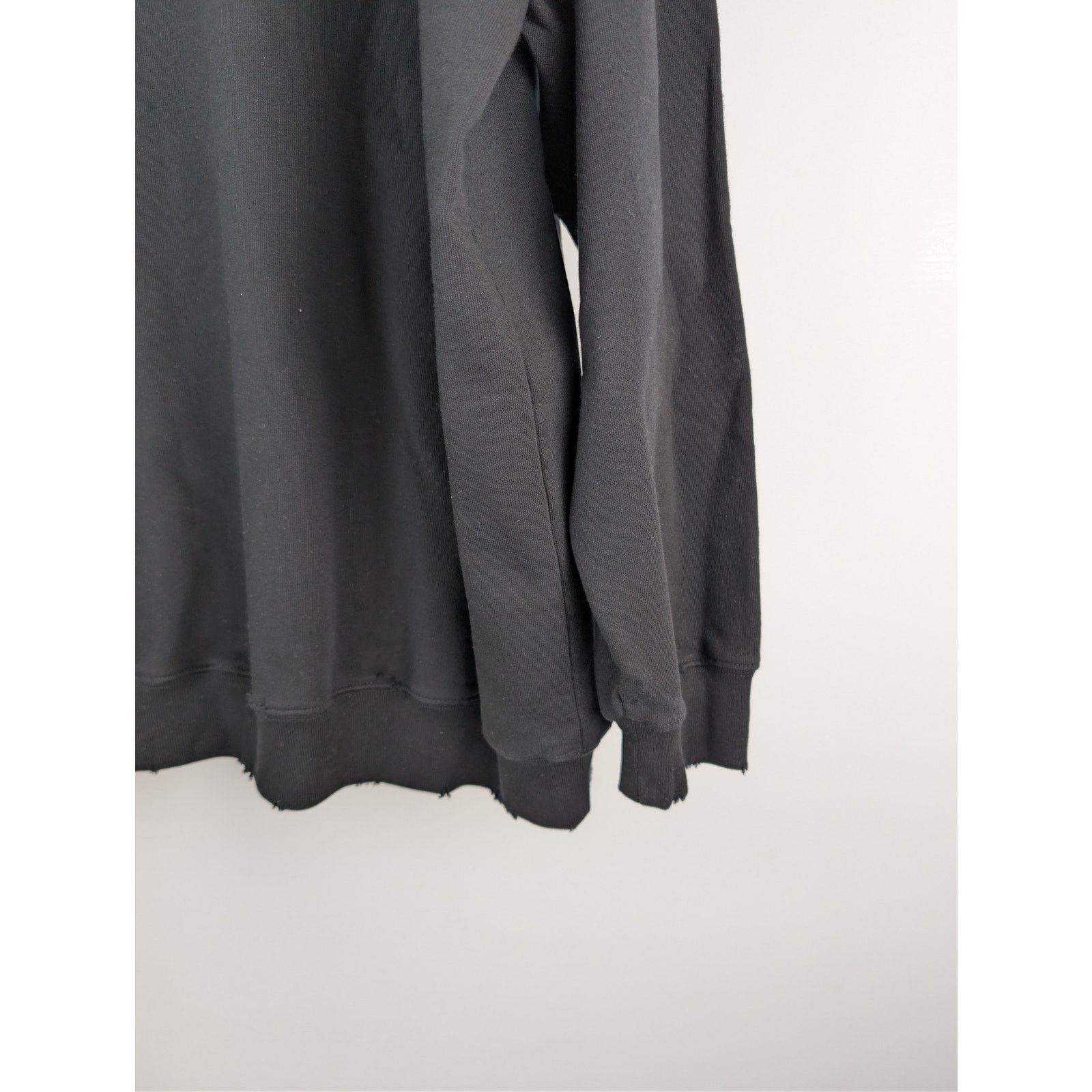 Balenciaga o1rshd1 Large Fit Hoodie in Black Size US M / EU 48-50 / 2 - 12 Thumbnail
