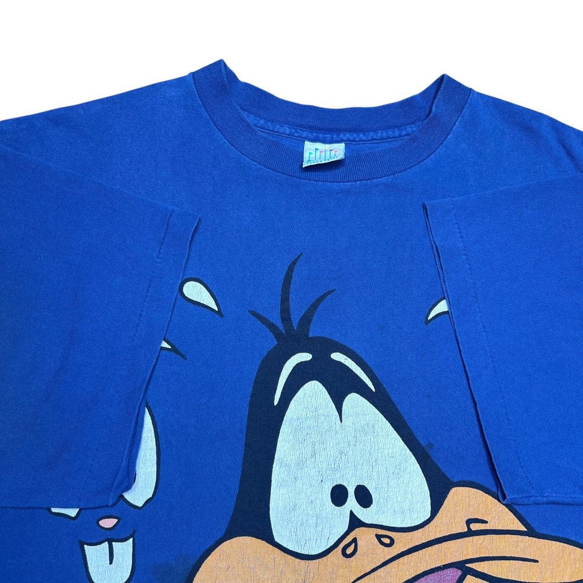 Warner Bros Vtg 1993 Looney Tunes Daffy Ducks Big Face Six Flags T-Shirt Size US XXL / EU 58 / 5 - 2 Thumbnail