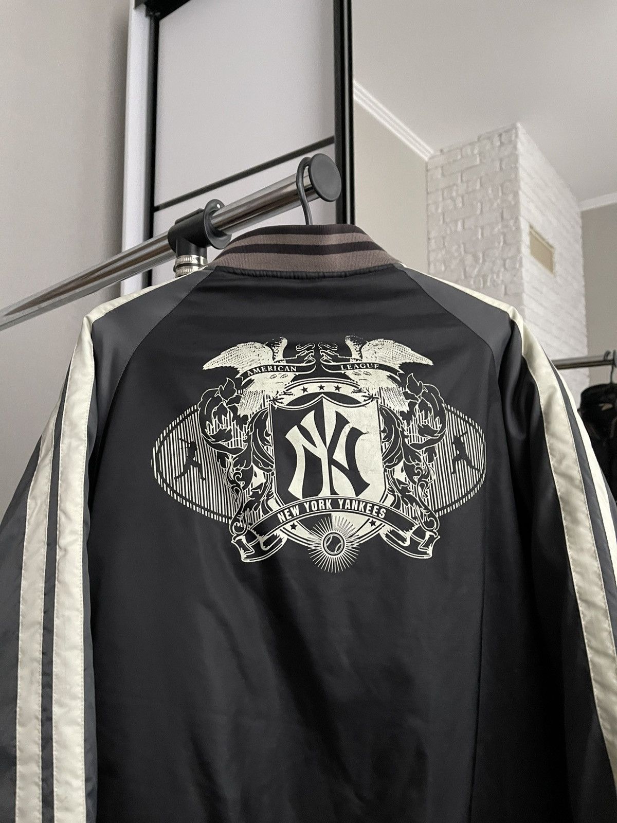 MLB New York NY Yankees Vintage MLB Bomber Jacket 90s Size US M / EU 48-50 / 2 - 7 Thumbnail