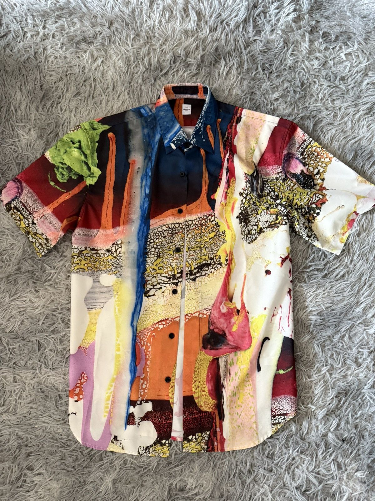 BERLUTI×Brian R.SS Printed Silk Shirt 39 BERLUTI×Brian R.SS Printed Silk Shirt 39 - メルカリ