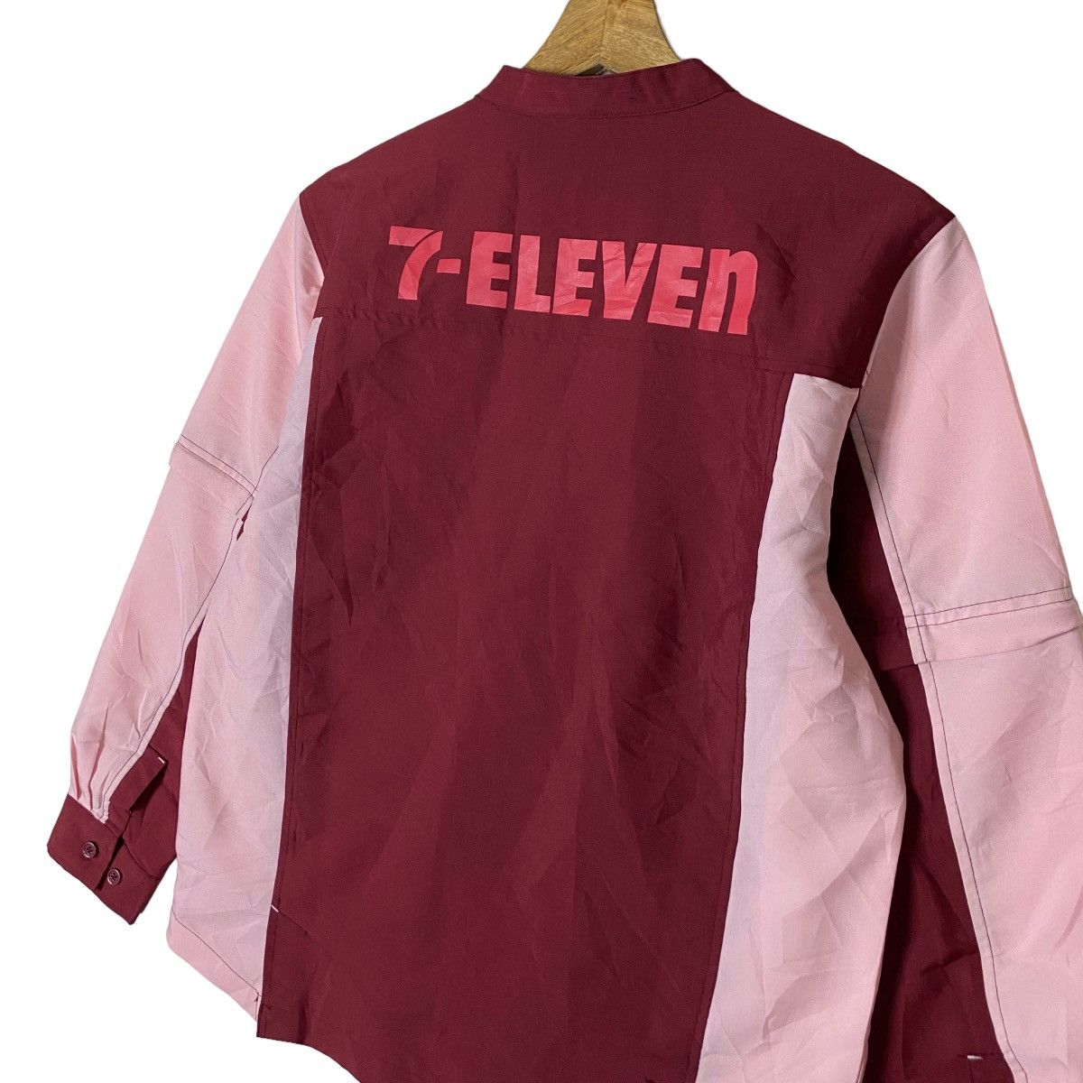 Vintage Vintage 7-Eleven Full Zipper Staff Uniform Light Jacket Size M / US 6-8 / IT 42-44 - 14 Thumbnail