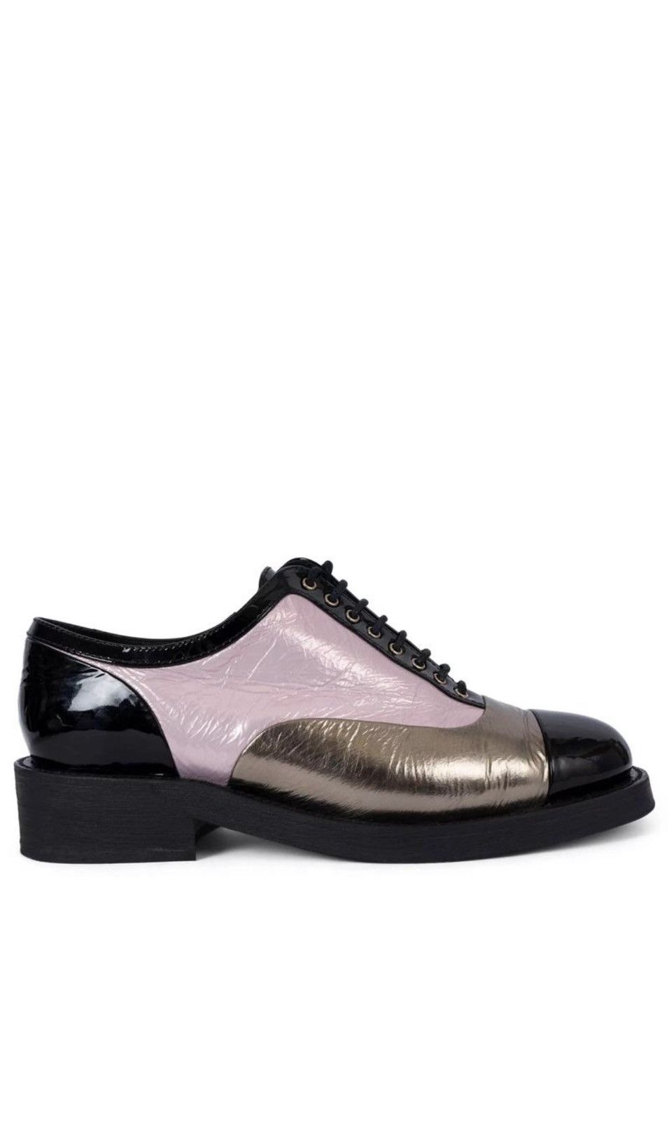 Chanel × Designer Chanel S/S 2017 runway patent leather shoes Size US 7 / IT 37 - 3 Thumbnail