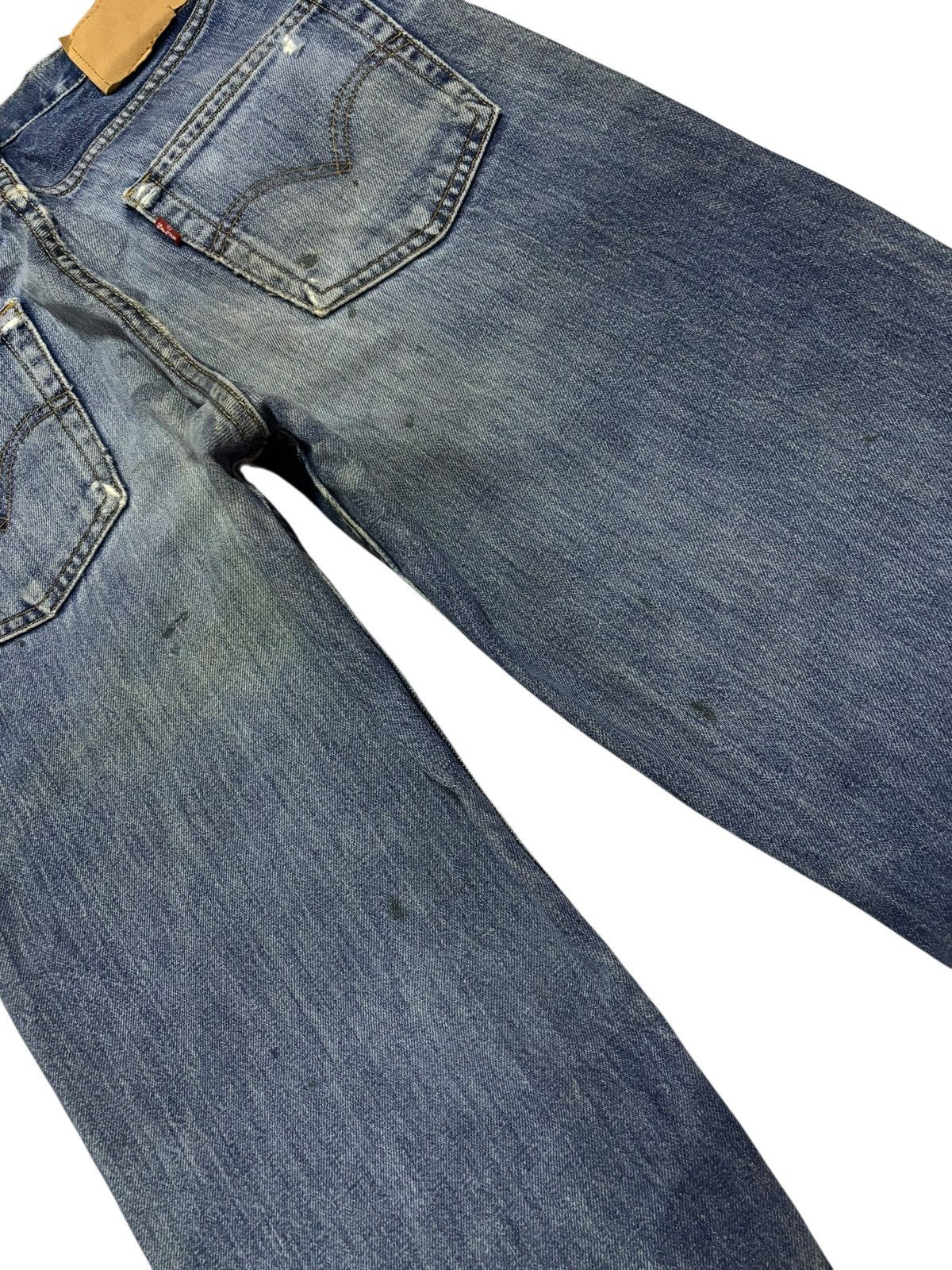 Levi's Vtg 90s Levis 505 Distressed Jeans Size US 30 / EU 46 - 5 Thumbnail