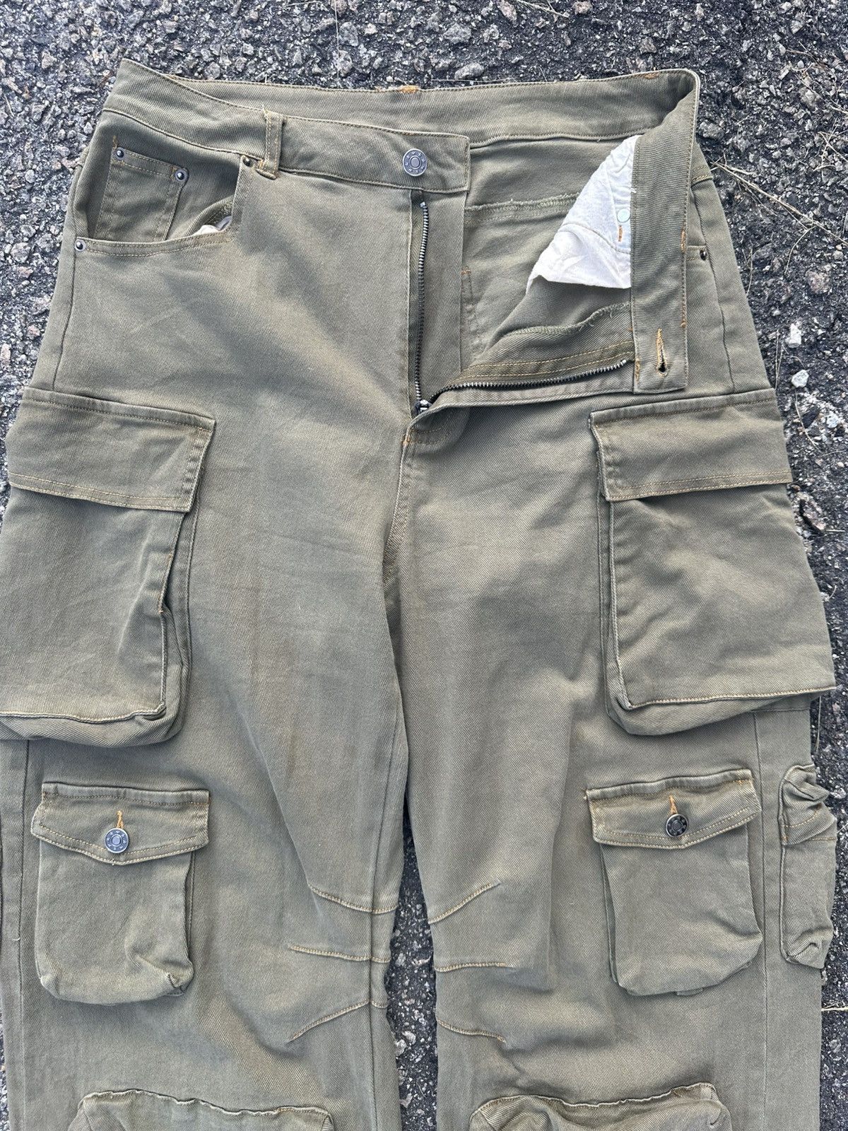 Japanese Brand CARGO PANTS MULTIPOCKET SENDITIONARIES 12 POCKET BAGGY PANTS Size US 30 / EU 46 - 8 Thumbnail