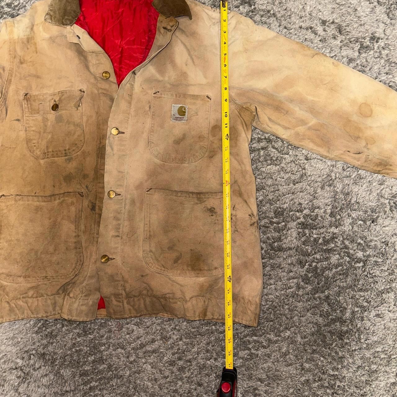 Carhartt Carhartt Men's Tan and Brown Jacket Size US L / EU 52-54 / 3 - 4 Thumbnail