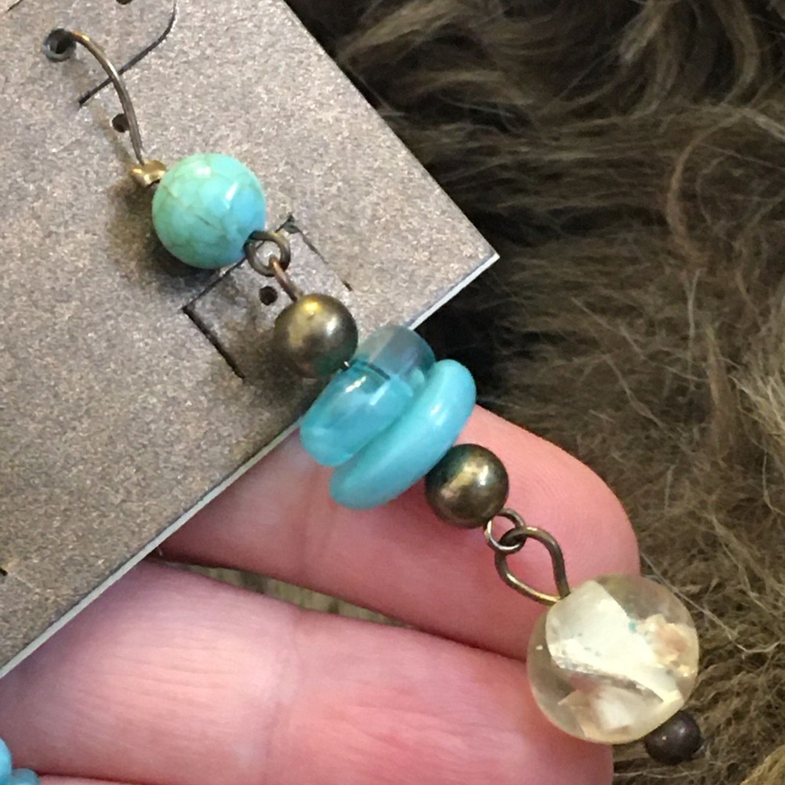 Jewelry Aris by Treska beaded dangle fish hook earrings Size ONE SIZE - 3 Thumbnail