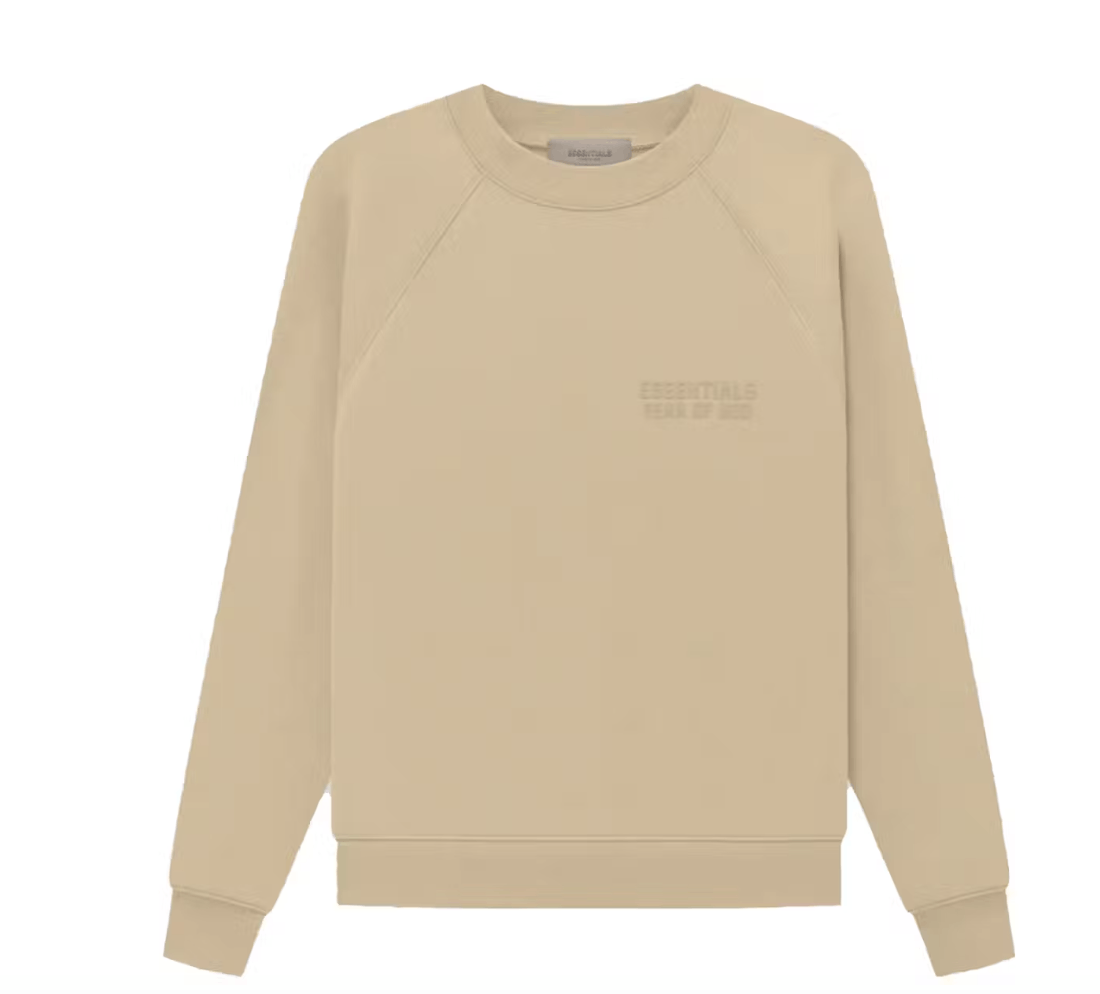 Essentials × Fear of God 🔥Fear of God Essentials Crewneck Sand Sz (M) Size US M / EU 48-50 / 2 - 1 Thumbnail