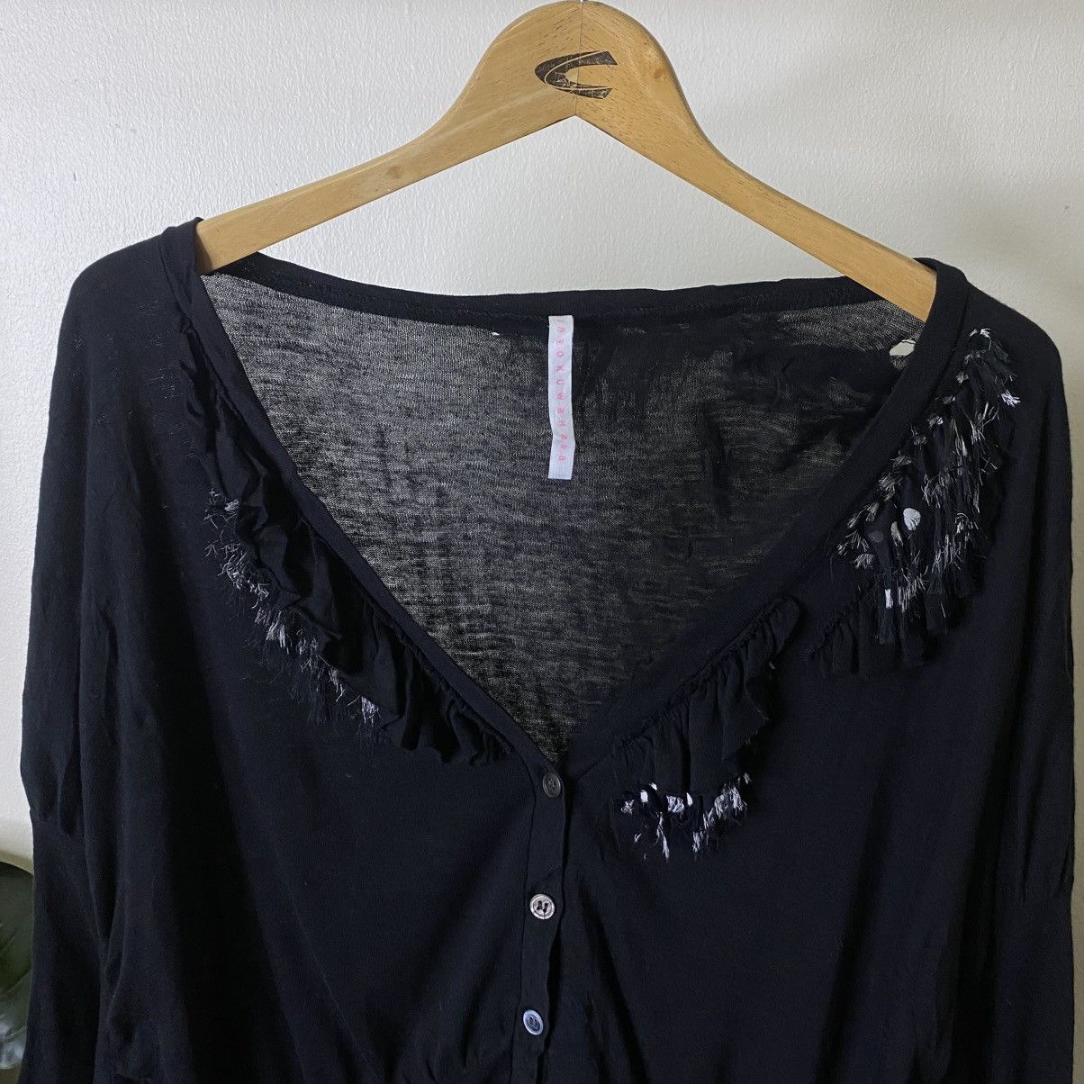 Sunao Kuwahara By Issey Miyake Black Women Cardigan Size XXL / US 16-18 / IT 52-54 - 2 Thumbnail