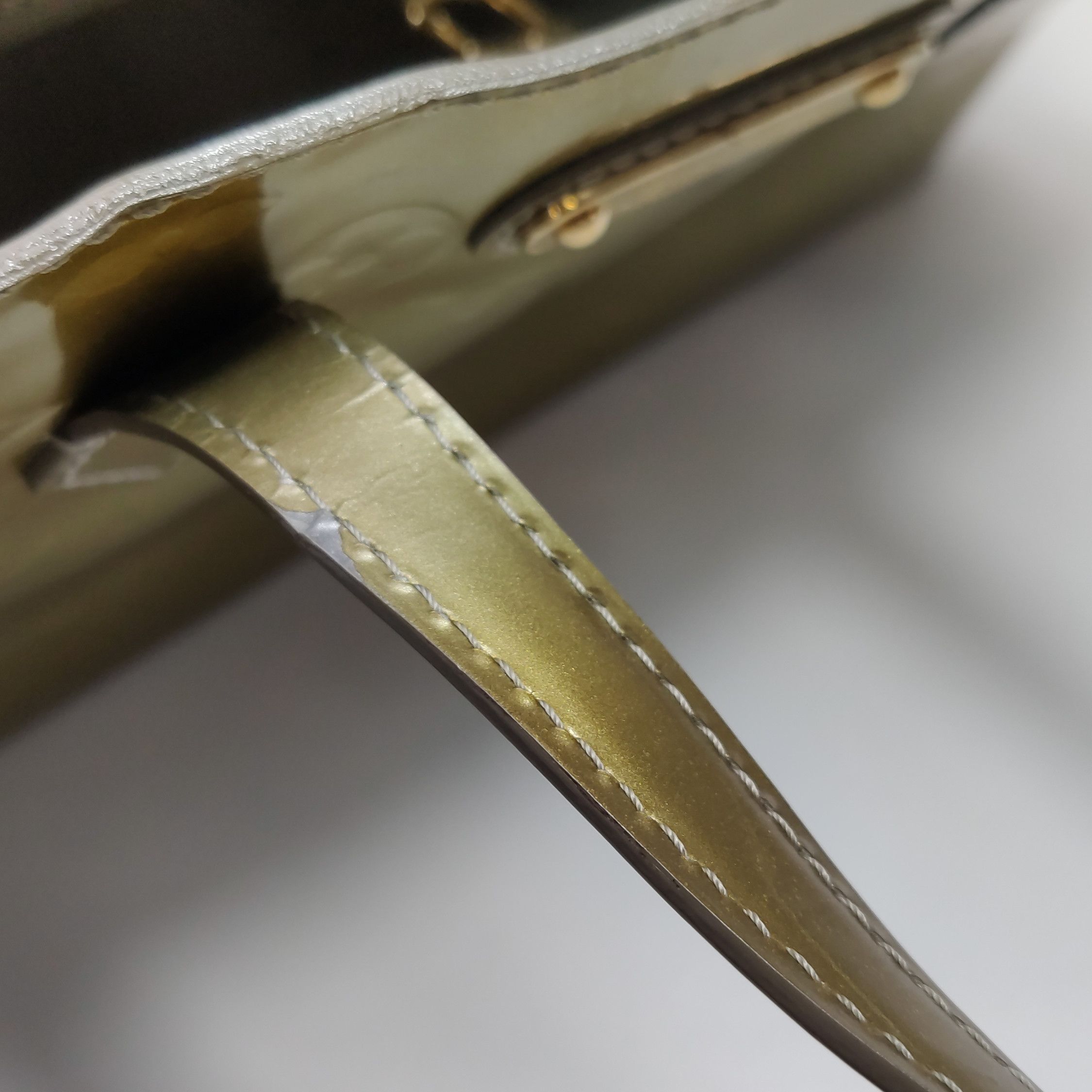 Louis Vuitton (LV) Wilshire patent leather embossed monogra