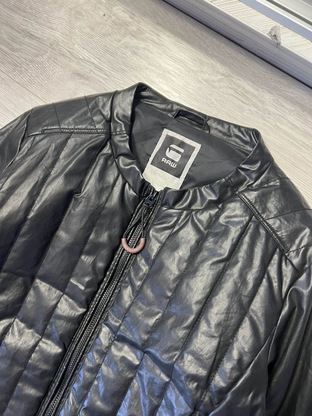 G-Star Vintage G-Star Raw Ocean Quilted Biker Jacket Women’s Size M Size M / US 6-8 / IT 42-44 - 5 Thumbnail