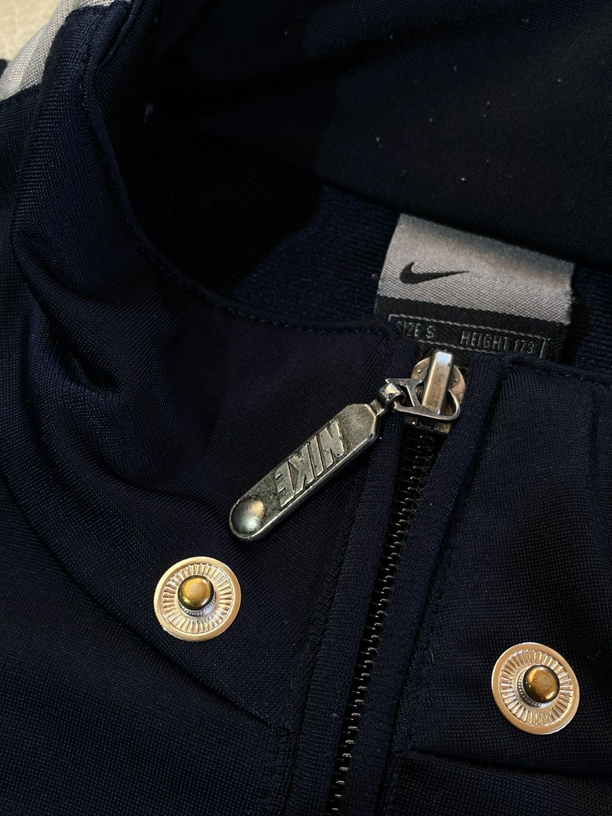 Nike 🔥 VINTAGE 2000s NIKE ATHLETIC DRILL STYLE SPORT TRACK TOP Size US S / EU 44-46 / 1 - 8 Thumbnail