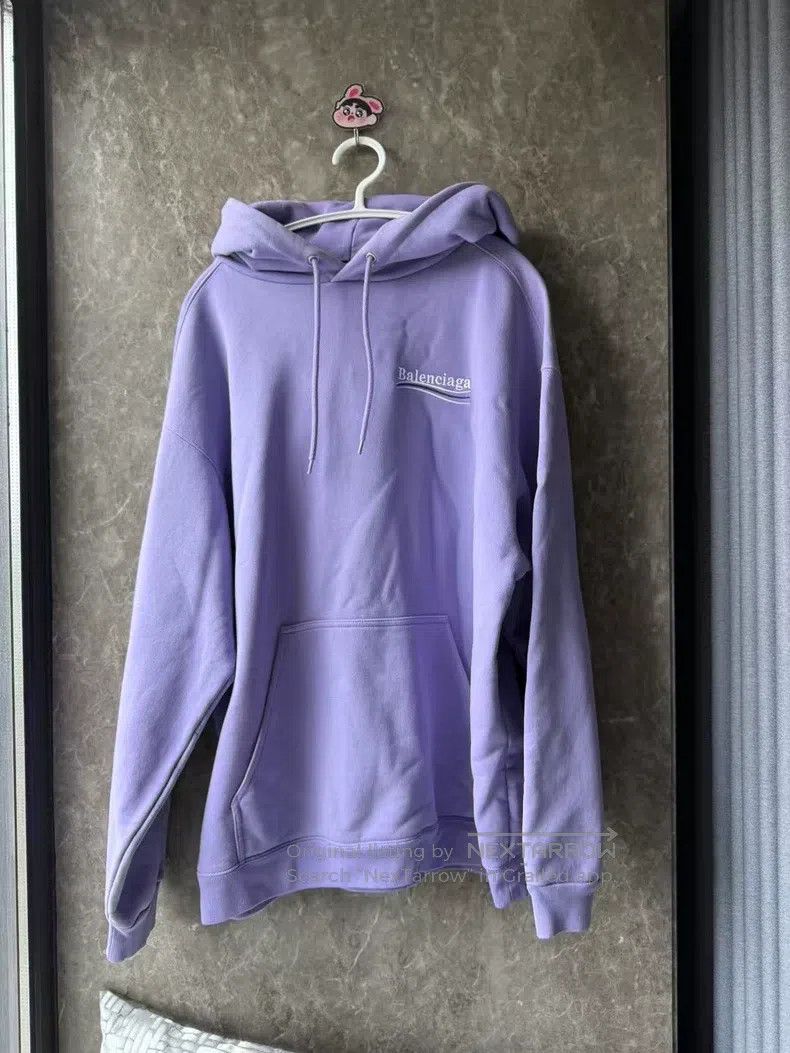 Balenciaga Balenciaga Eggplant Purple Coca-Cola Embroidered Hoodie Size US L / EU 52-54 / 3 - 1 Thumbnail