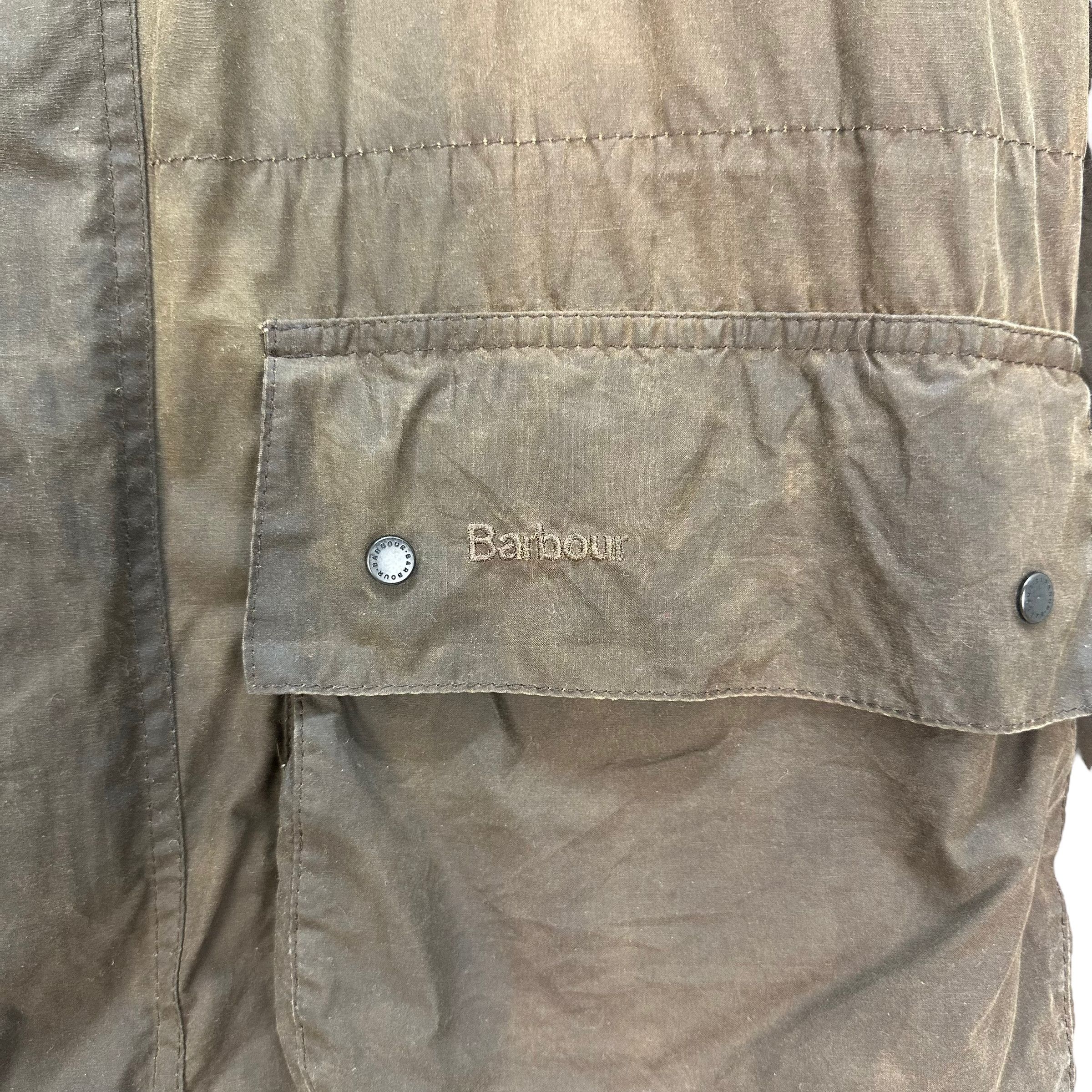 Barbour BARBOUR TARTAN LINED HOODED WAXED JACKET #8177-208 Size US M / EU 48-50 / 2 - 4 Thumbnail