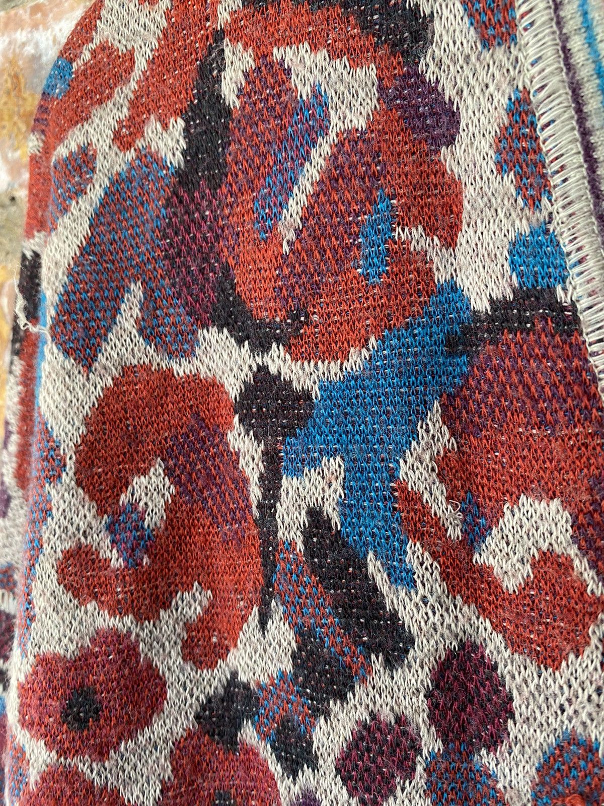 Coogi × Missoni × Yoshiyuki Konishi 1990s Missoni sport Floral jacquard knit Size L / US 10 / IT 46 - 8 Thumbnail