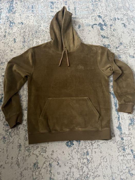 Stussy pile best sale fleece hoodie