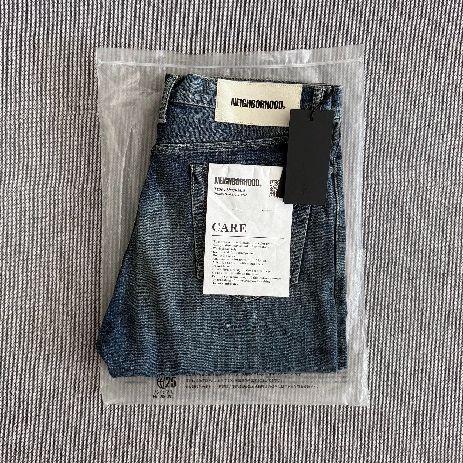Neighborhood Neighborhood 22aw Dp-Mid Base Wash Straight Jeans Size US 36 / EU 52 - 1 Thumbnail