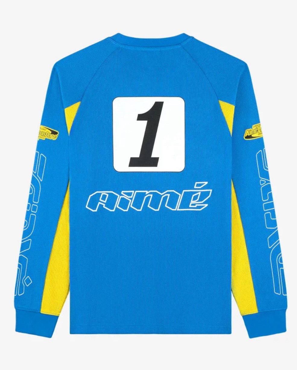 Aime Leon Dore Aime Leon Dore Long-Sleeve Mesh Waverunner Tee Blue Size XXL Size US XXL / EU 58 / 5 - 2 Thumbnail