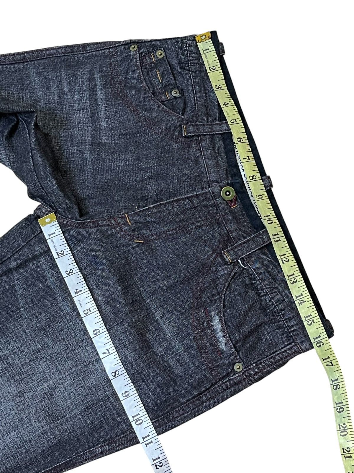 Japanese Brand JAPANESE BRAND KAMISHIMA CHINAMI YELLOW FLARED JEANS Size US 32 / EU 48 - 12 Thumbnail