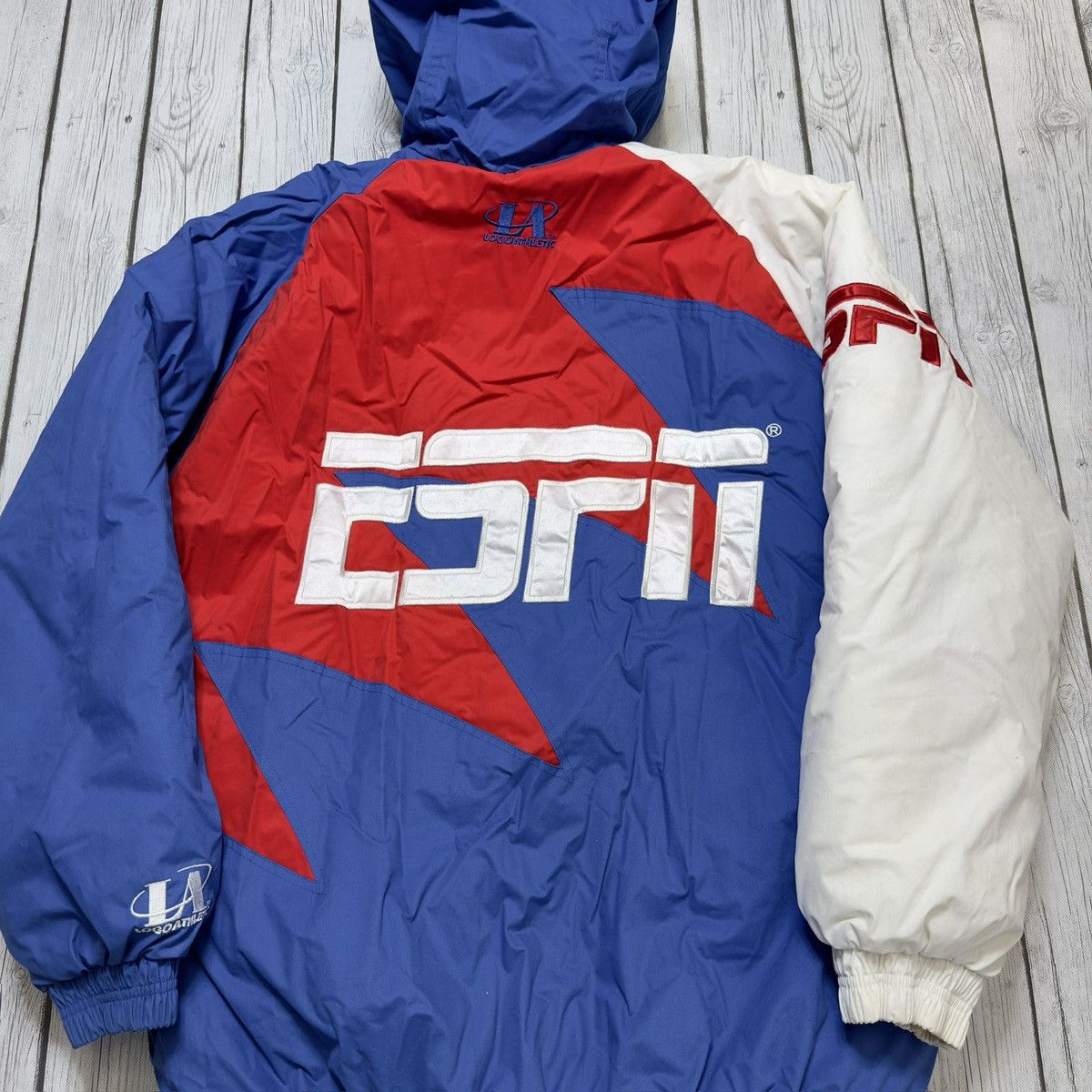 Logo Athletic × Vintage Vintage ESPN Sharktooth jacket Size US L / EU 52-54 / 3 - 4 Thumbnail
