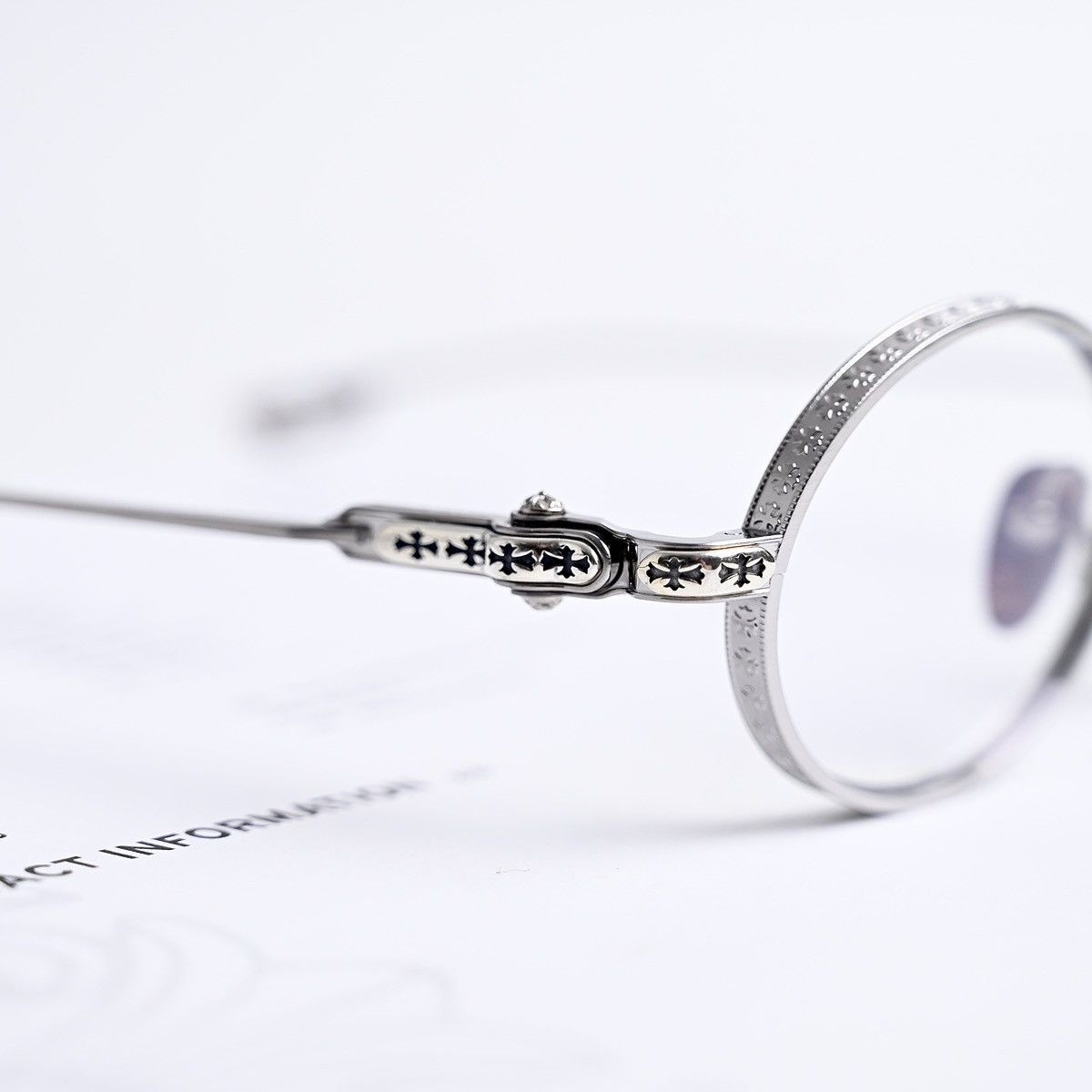 Chrome Hearts CHROME HEARTS HONEY DIPPED BRUSHED ALLOY GLASSES Size ONE SIZE - 15 Thumbnail
