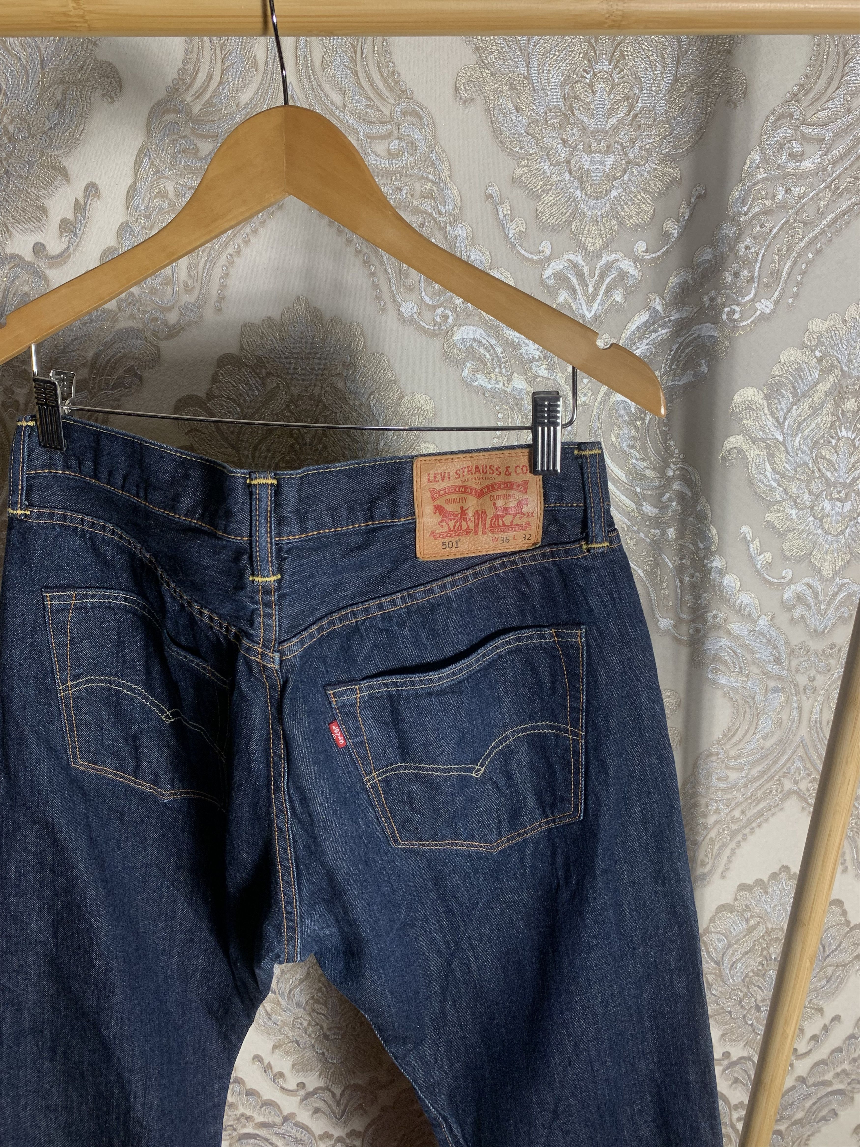 Levi's VINTAGE LEVIS 501 CLASSIC DENIM JEANS CASUAL Y2K 90s Size US 36 / EU 52 - 6 Thumbnail