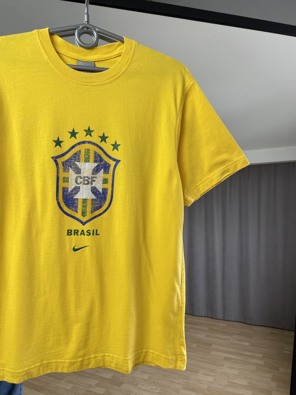 Nike × Vintage Vintage Y2K Blockcore Umbro Nike Brazil 90s jersey Size US M / EU 48-50 / 2 - 8 Thumbnail
