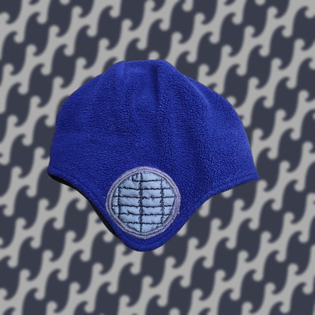 Vintage VINTAGE Eisbar Beanie Hat Unisex Adults One Size Blue Fleece Lined Thermal Ear Flap OSFA Size US M / EU 48-50 / 2 - 1 Thumbnail