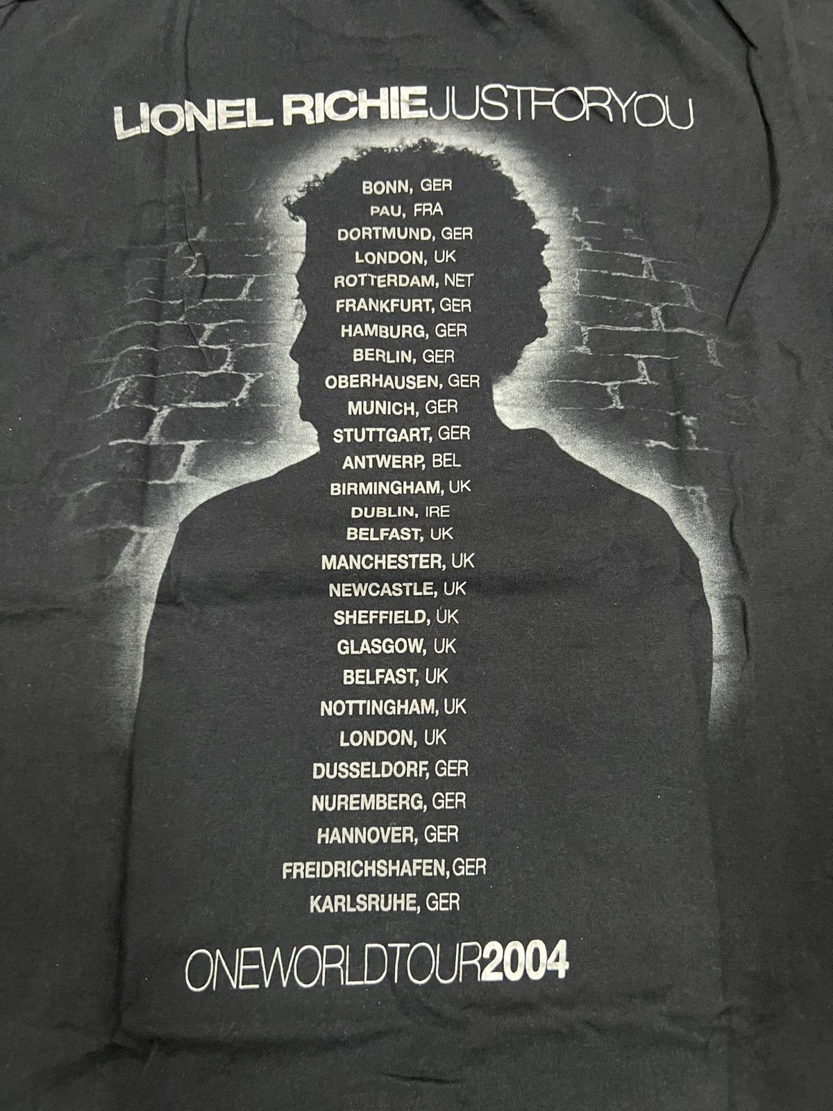Band Tees Lionel Richie Just For You One World Tour 00s T-shirt Size US S / EU 44-46 / 1 - 4 Thumbnail