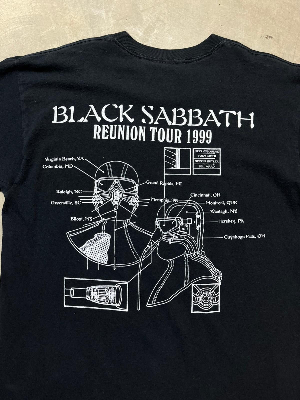 Black Sabbath 1999 Black Sabbath Reunion Tour T-Shirt Size US L / EU 52-54 / 3 - 4 Thumbnail