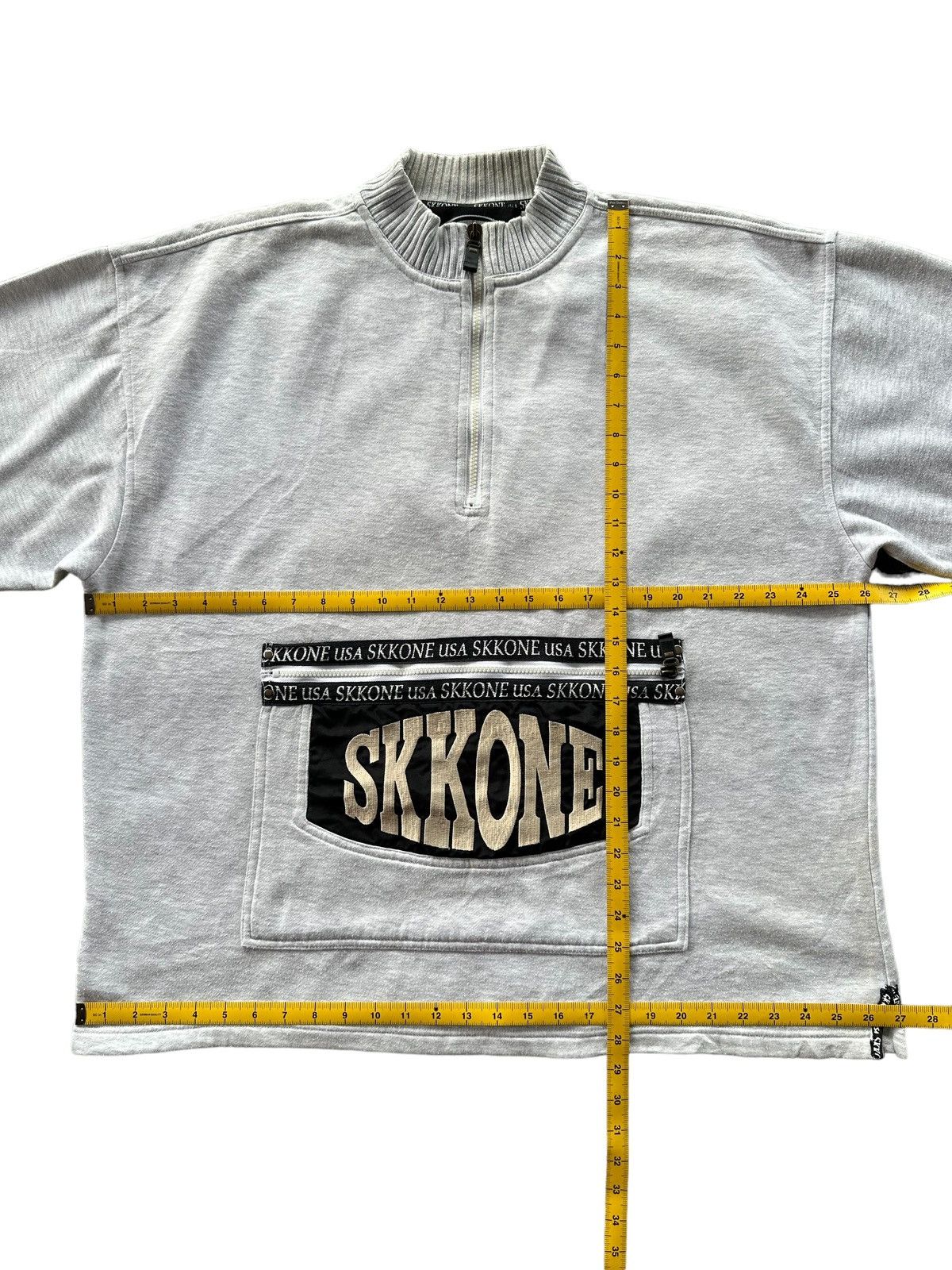 Vintage Rare Vintage Skkone Sweatshirt Half Zipper Vintage Size US XXL / EU 58 / 5 - 15 Thumbnail