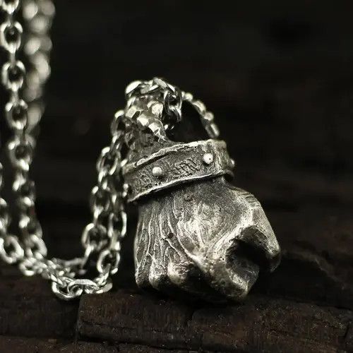 Other Gothic Pendants Fist Cross Necklace Size ONE SIZE - 2 Thumbnail