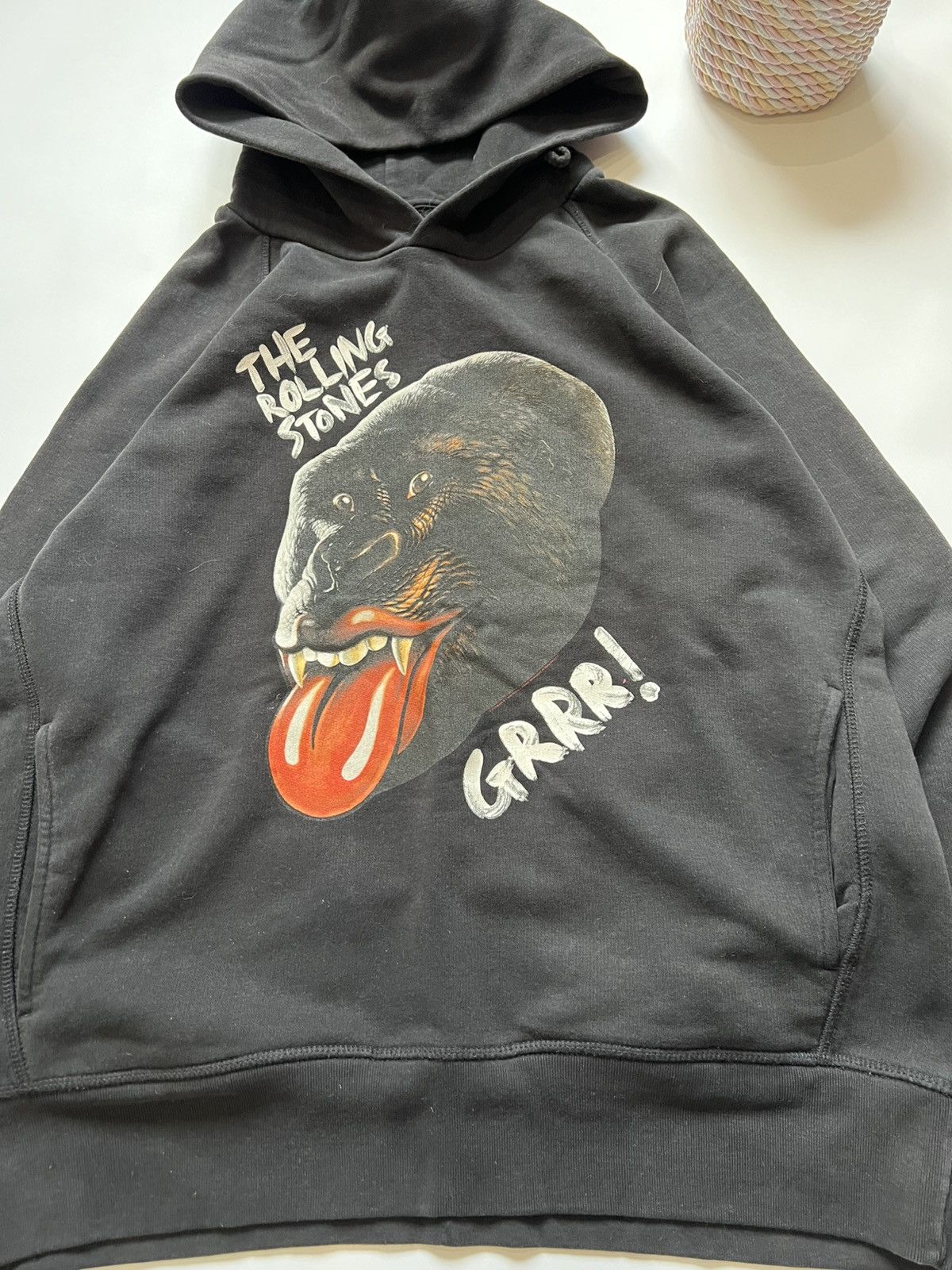 Other Vintage The Rolling Stones Grrr! Black Hoodie Monkey Size US M / EU 48-50 / 2 - 2 Thumbnail