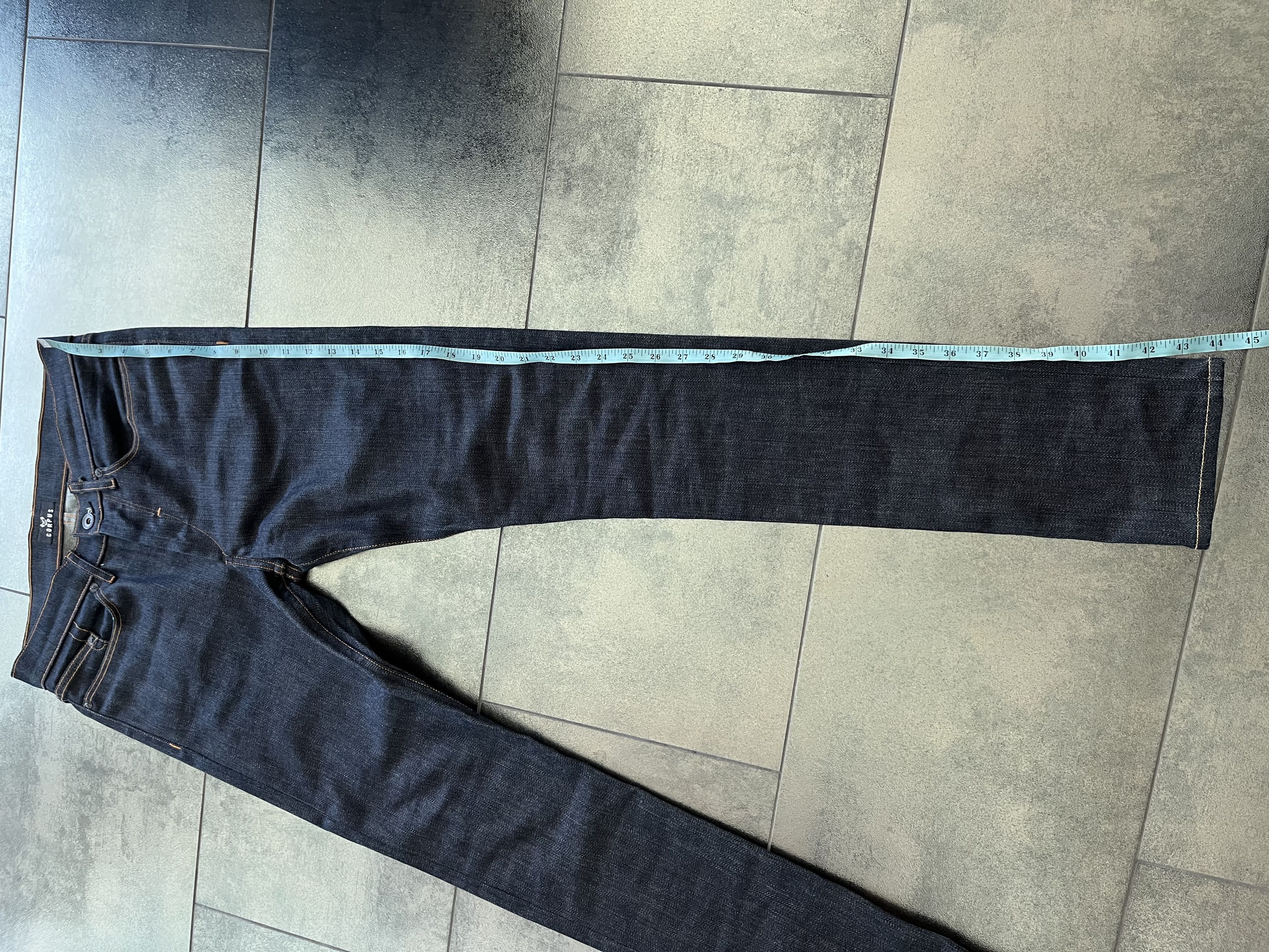 Corpus Corpus Stick Skinny Dark Denim (30") Size US 30 / EU 46 - 10 Thumbnail