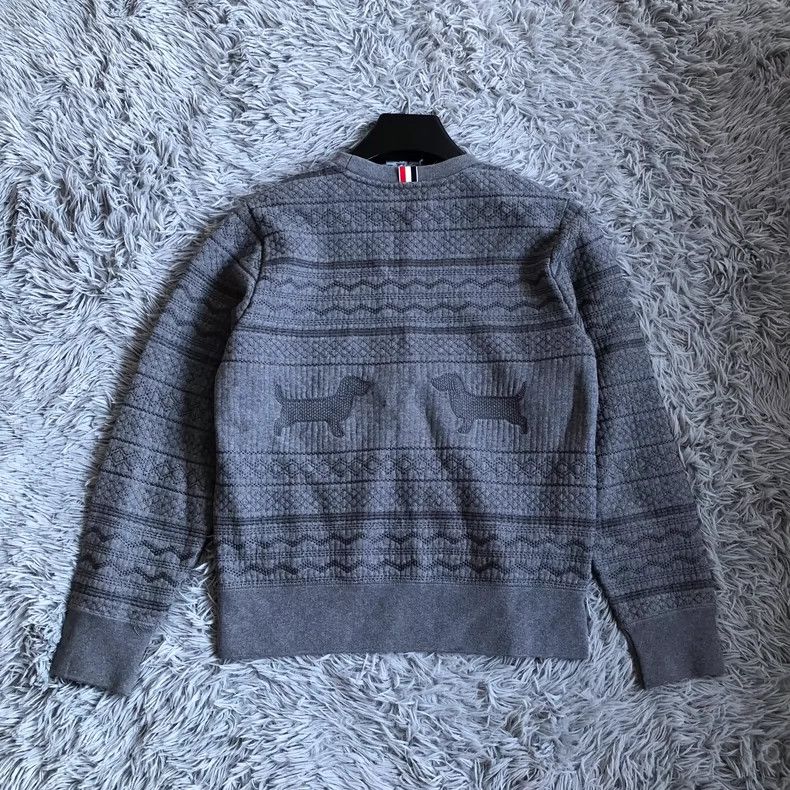 Thom Browne Thom Browne Puppy Knitted Sweatshirt 2503-Nextarrow Size US M / EU 48-50 / 2 - 9 Thumbnail