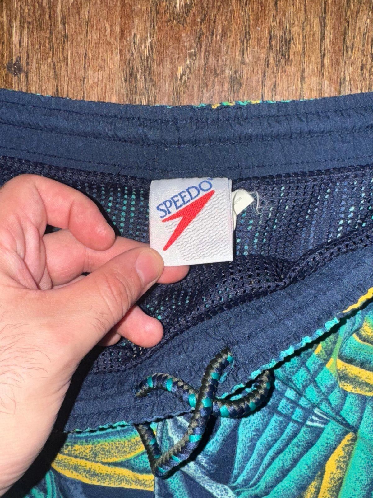 Speedo 90s Speedo Colorful Swim Trunks Bathing Suit Mens Sz L Rare Size US 34 / EU 50 - 7 Thumbnail