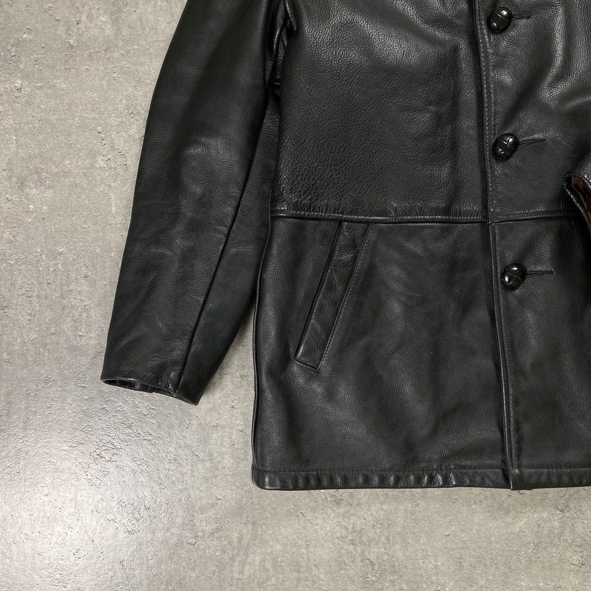 Schott Schott NYC Leather Coat USA Vintage Jacket Size US M / EU 48-50 / 2 - 6 Thumbnail
