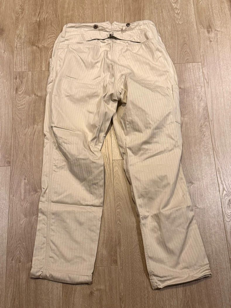 Freewheelers FREEWHEELERS White twill workwear trousers Size US 32 / EU 48 - 4 Thumbnail
